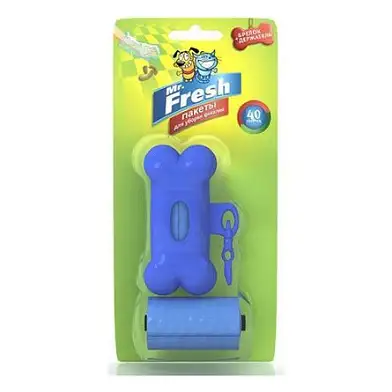 Mr.Fresh Пакеты для выгула собак гигиенические + брелок-держатель